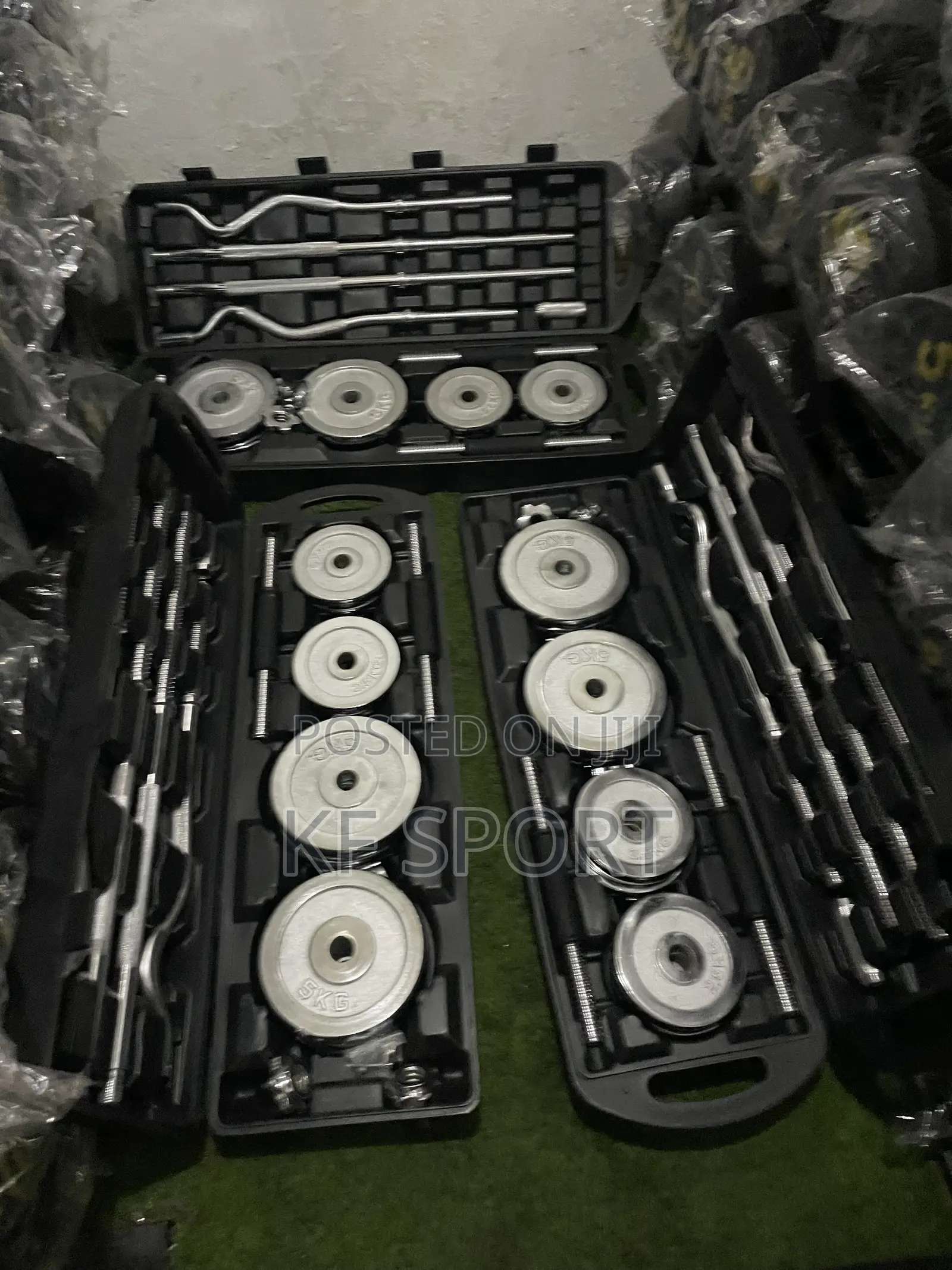 55 Kg York Adjustable Dumbbell and Barbell