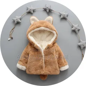 Unisex Soft Warm and Cozy Panda Ear Puffer Jacket