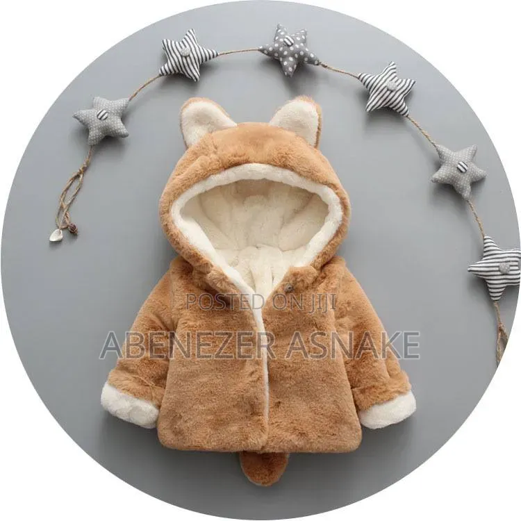 Unisex Soft Warm and Cozy Panda Ear Puffer Jacket