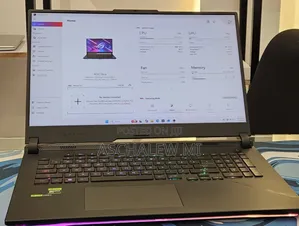 New Laptop Asus ROG Strix SCAR 17 16GB AMD Ryzen 9 SSD 1T