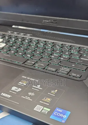 New Laptop Asus TUF Dash F15 16GB Intel Core i7 SSD 512GB