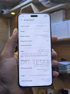 New Honor Magic6 Pro 512 GB Black