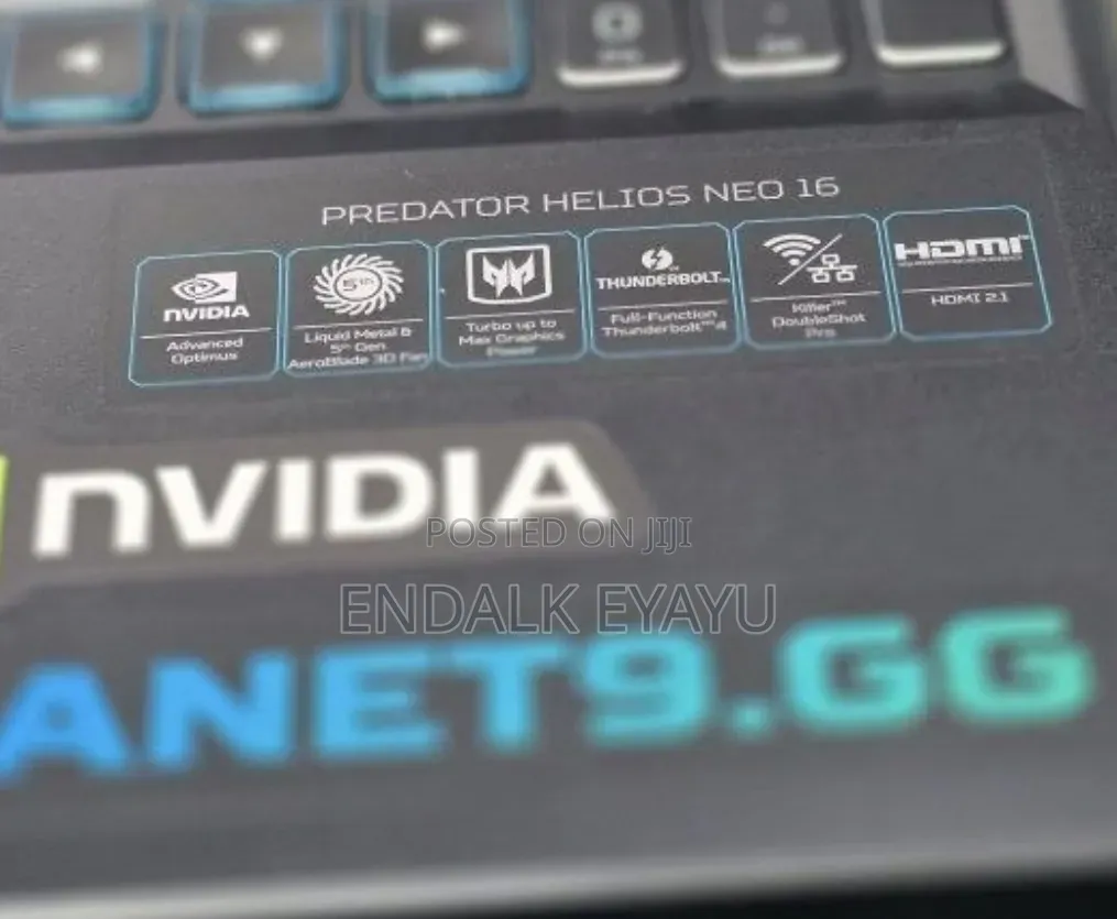 New Laptop Acer Predator Helios Neo 16 16GB Intel Core i7 SSD 512GB