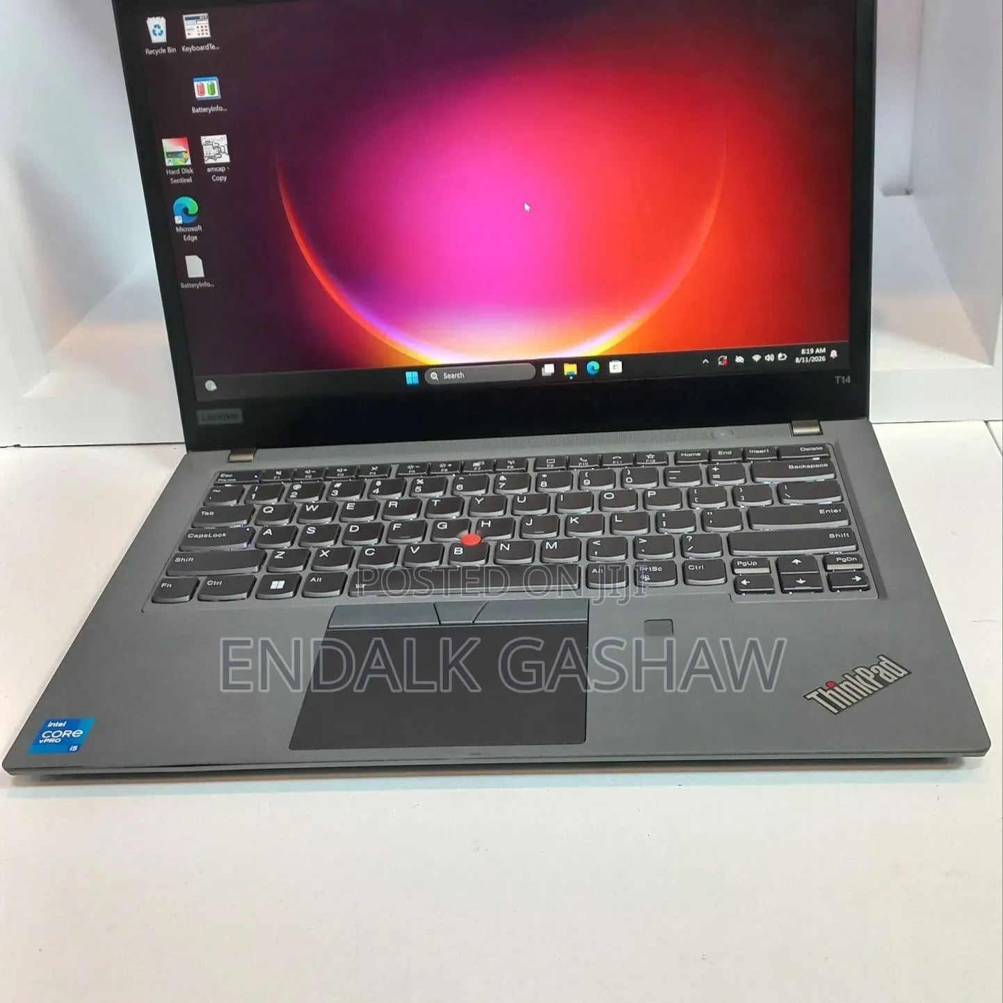 New Laptop Lenovo ThinkPad T14 G2 16GB Intel Core i5 SSD 512GB