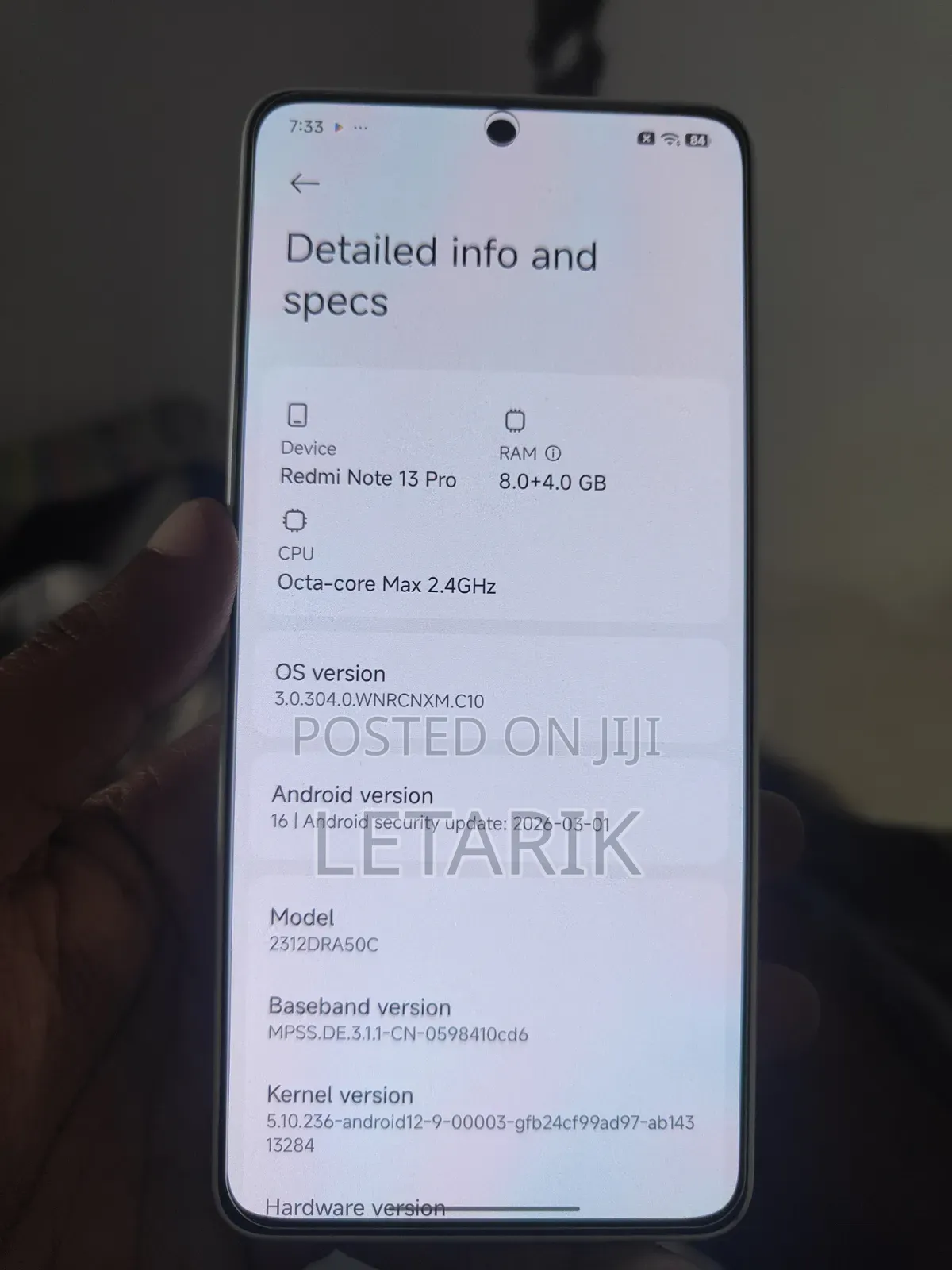 Xiaomi Redmi Note 13 Pro 5G 256 GB White