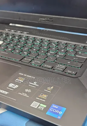 New Laptop Asus TUF Dash F15 16GB Intel Core i7 SSD 512GB