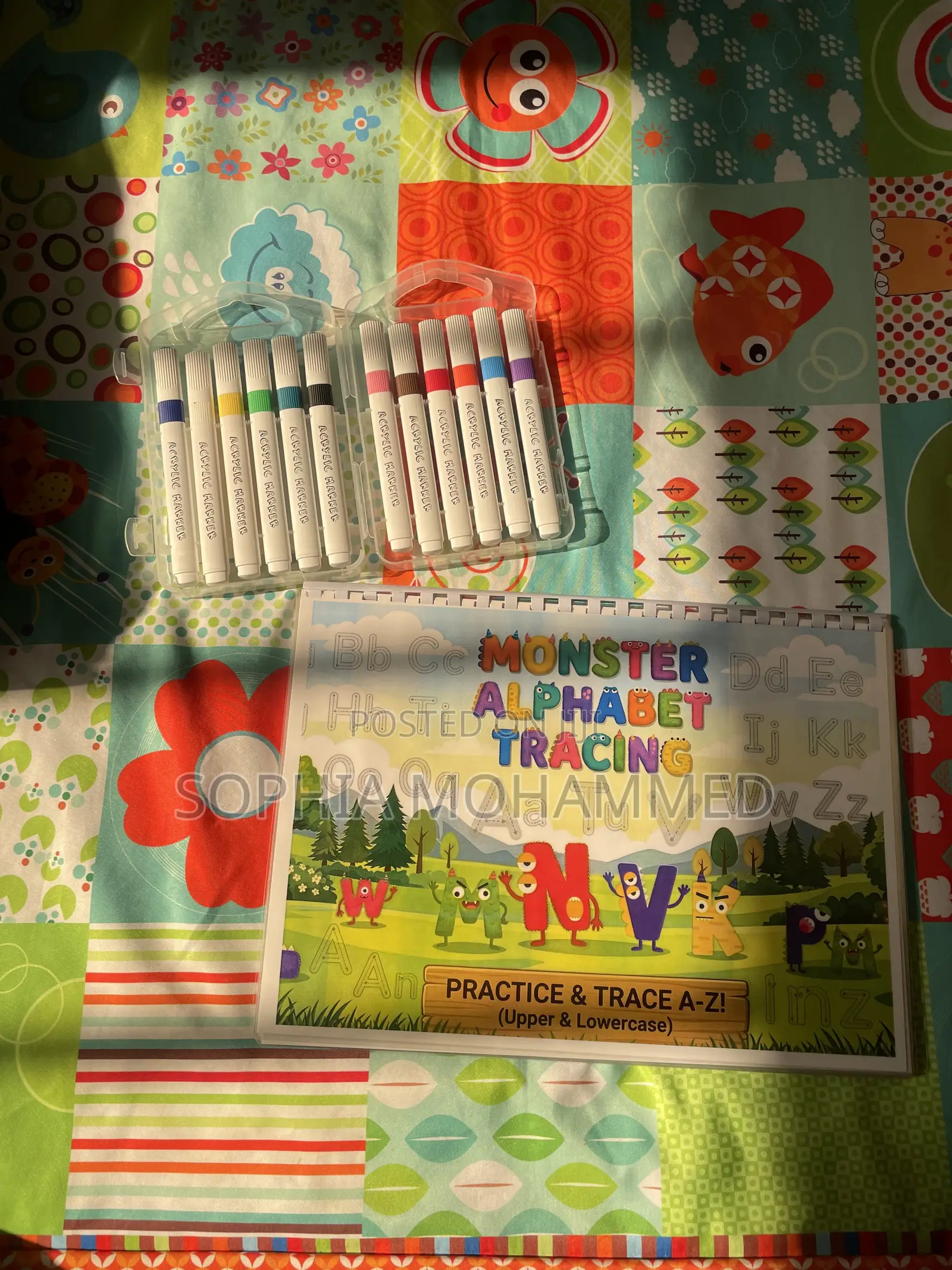 Kids Alphabet Tracing Book