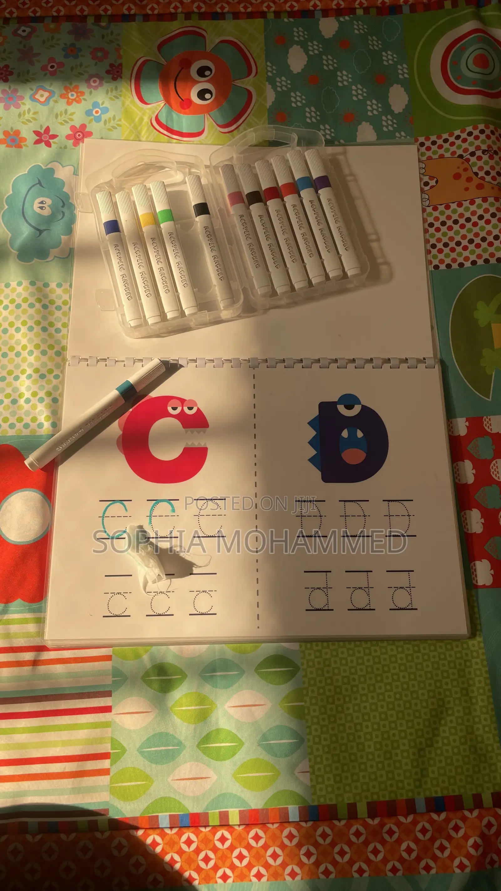 Kids Alphabet Tracing Book