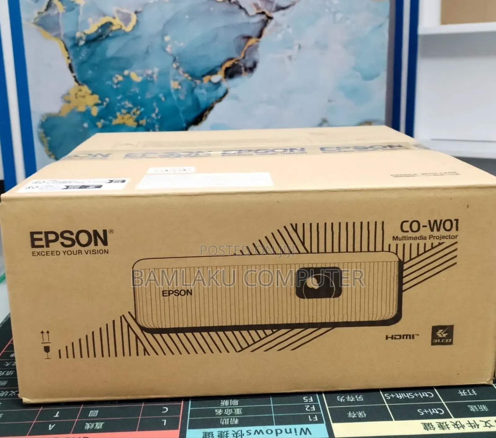 Brand New Packed With Cartoon
Epson Projector 
Model : CO-W01