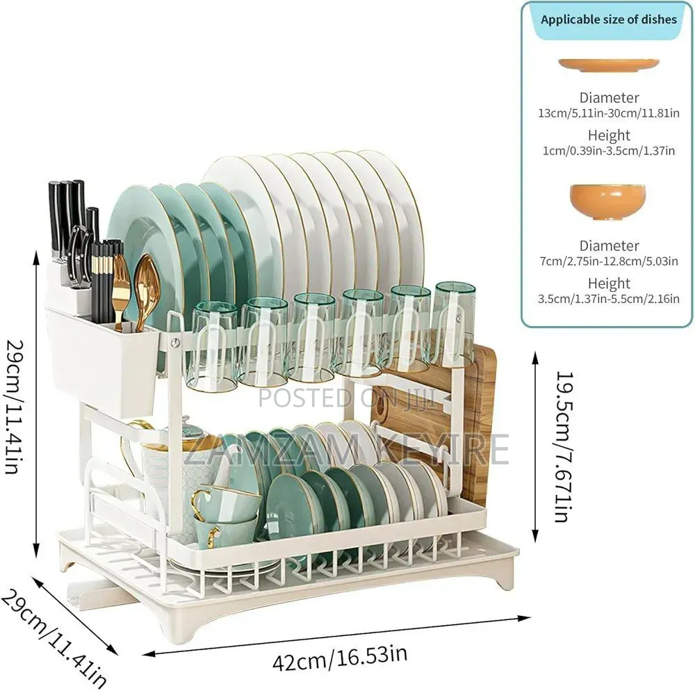 Tier Kitchen Dish Drying Rack