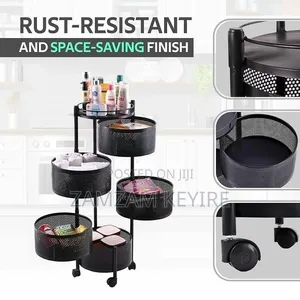 5 Layer Movable Kitchen Storage Rack