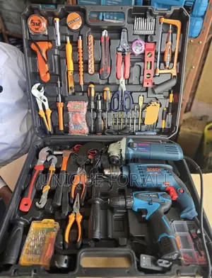 Bosch-Branded Multi-Tool Kit and Hardware Box