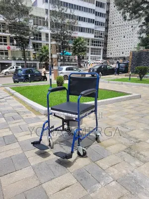 Commode/Toilet chair梯官Maximum Load Capacity:150kg;Colour:black, Powder