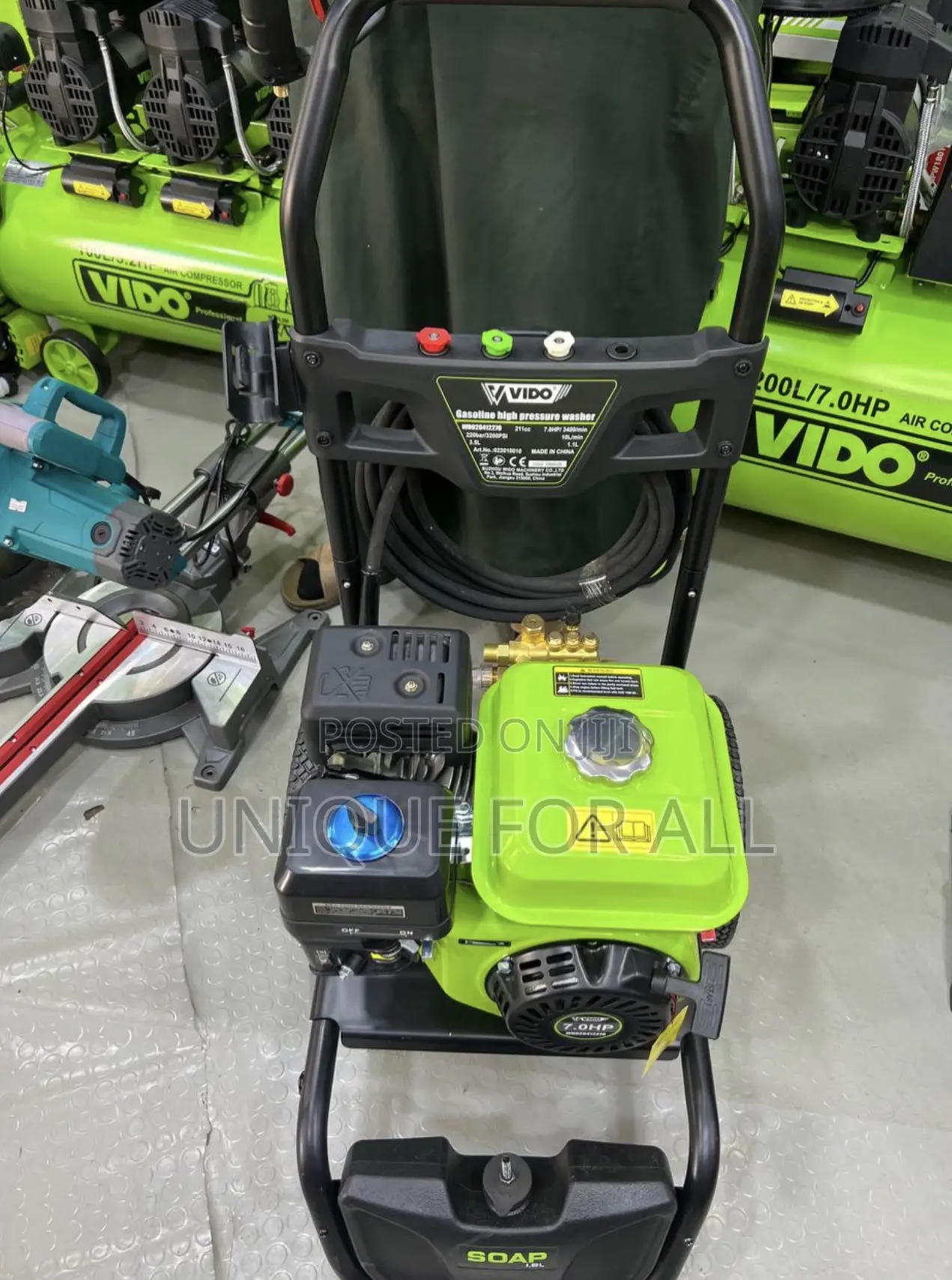 VIDO 7.0HP / 220Bar Gasoline High-Pressure Washer