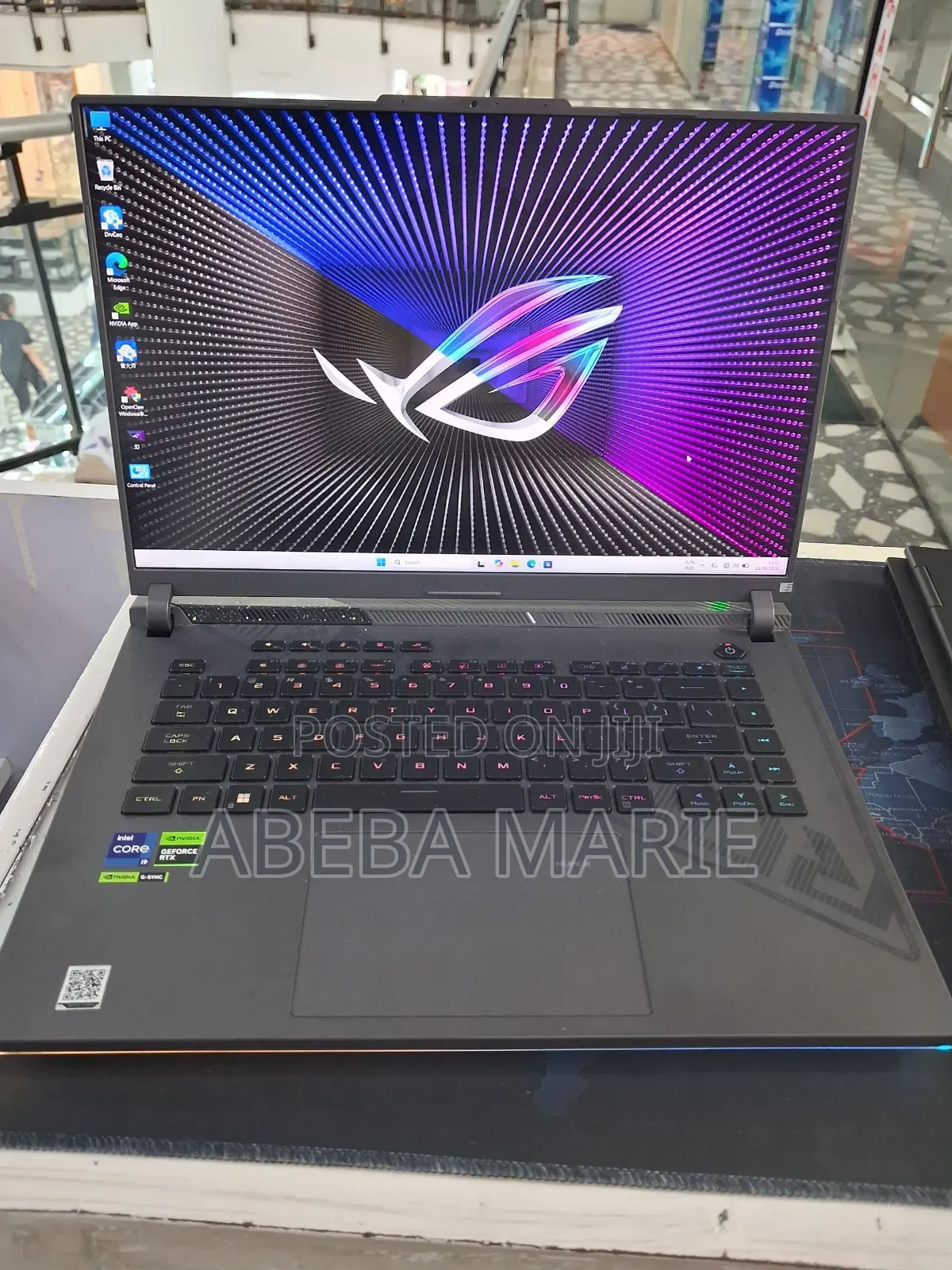 New Laptop Asus ROG Strix G16 G614 16GB Intel Core i9 SSD 1T