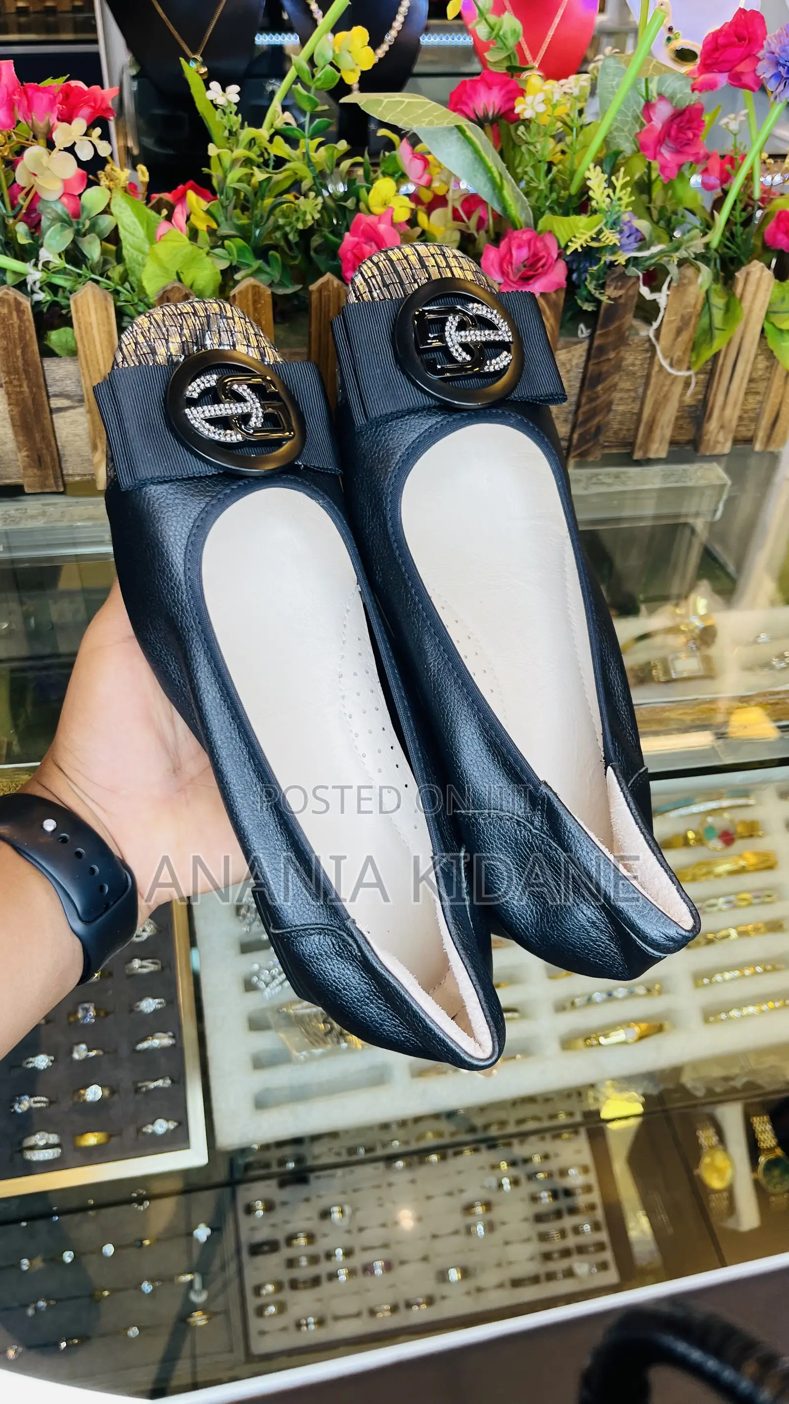 The Golden E Premium Leather Shoe