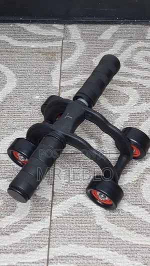 4-Wheel AB Roller – Abdominal Core Exercise Wheel