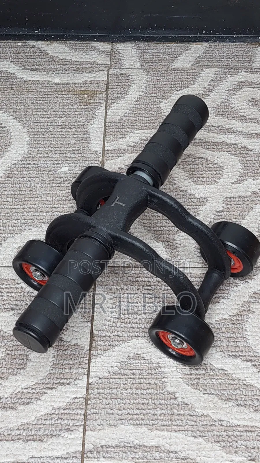 4-Wheel AB Roller – Abdominal Core Exercise Wheel