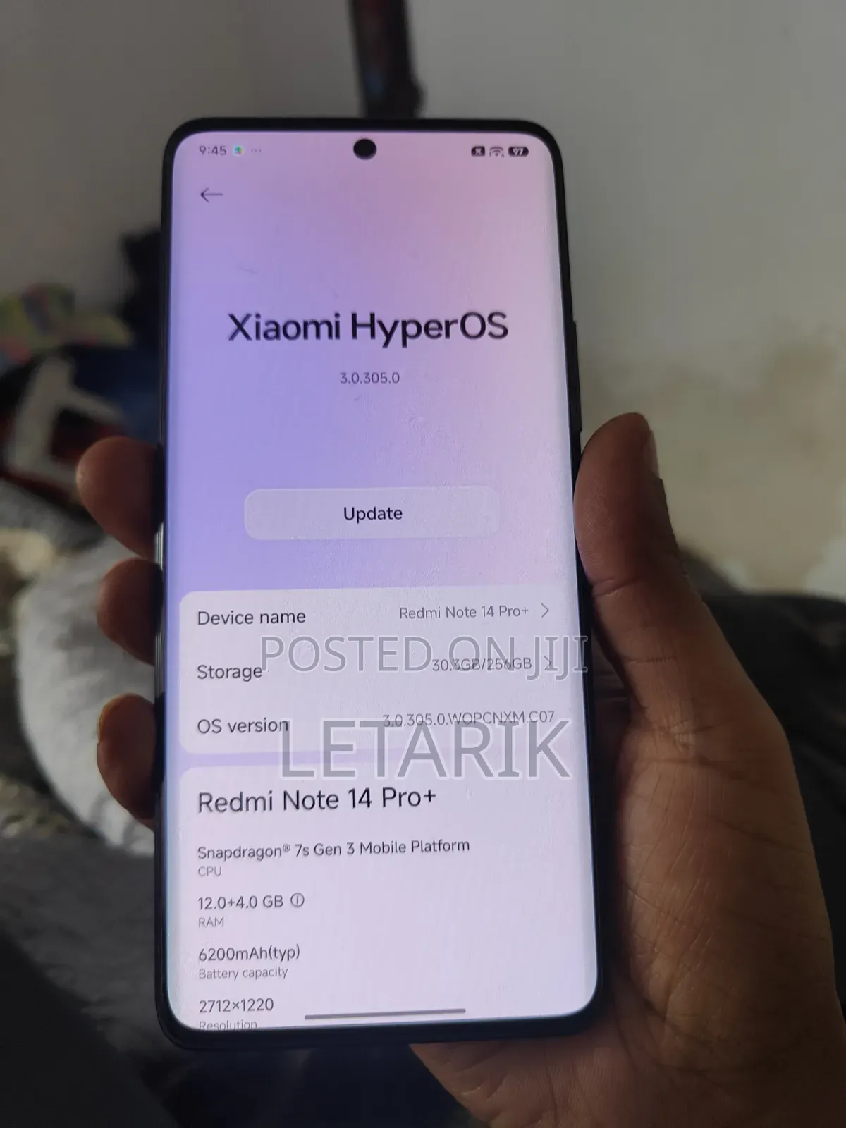 Xiaomi Redmi Note 14 Pro+ 128 GB Black
