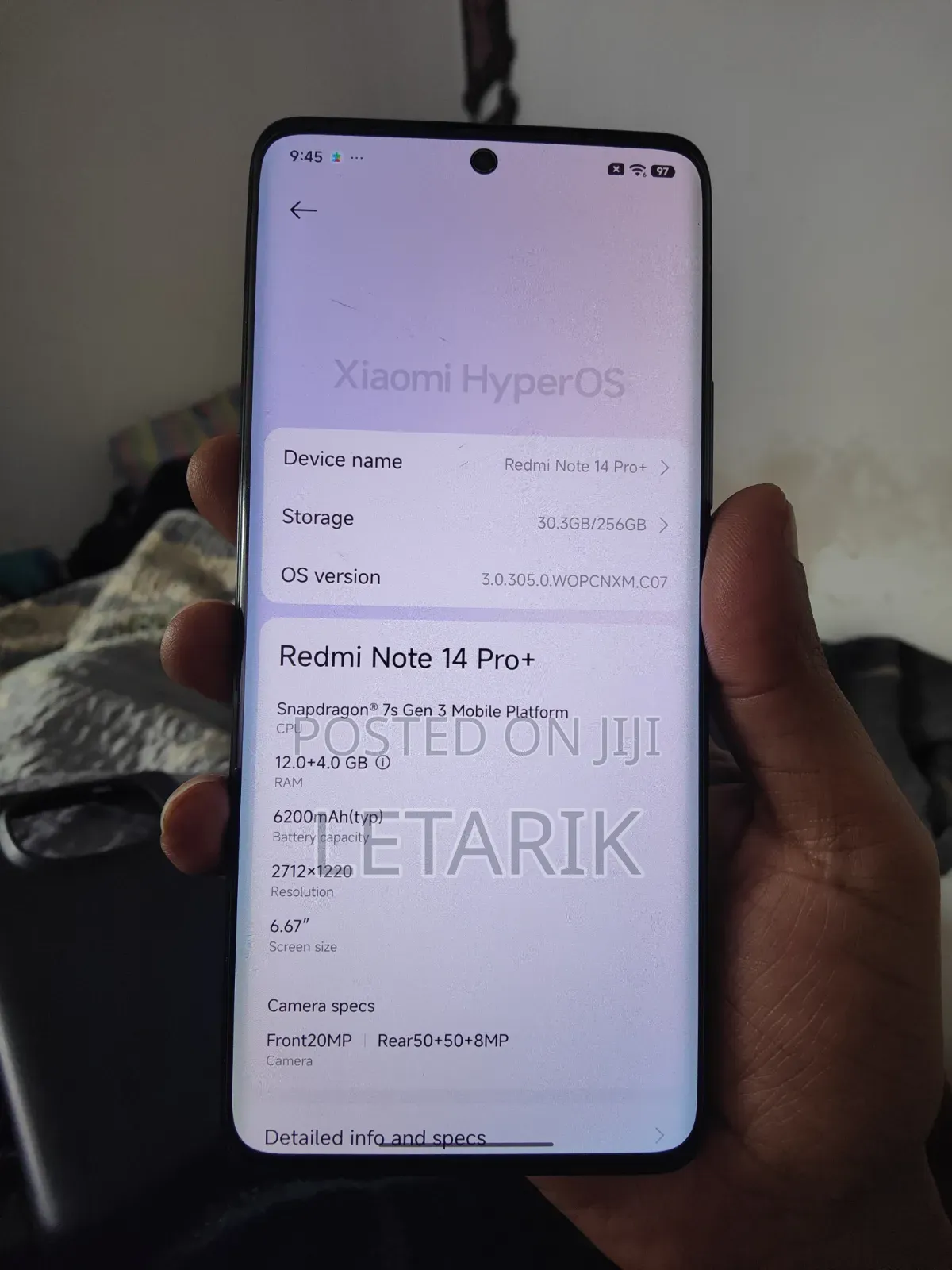Xiaomi Redmi Note 14 Pro+ 128 GB Black