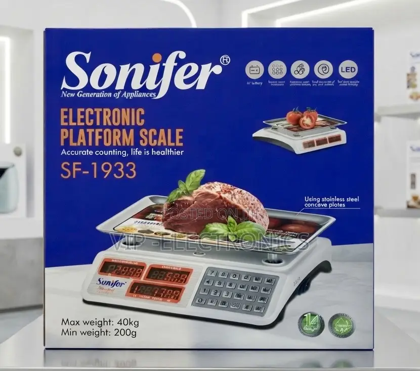 Sonifer Electronic Platform Scale Designed