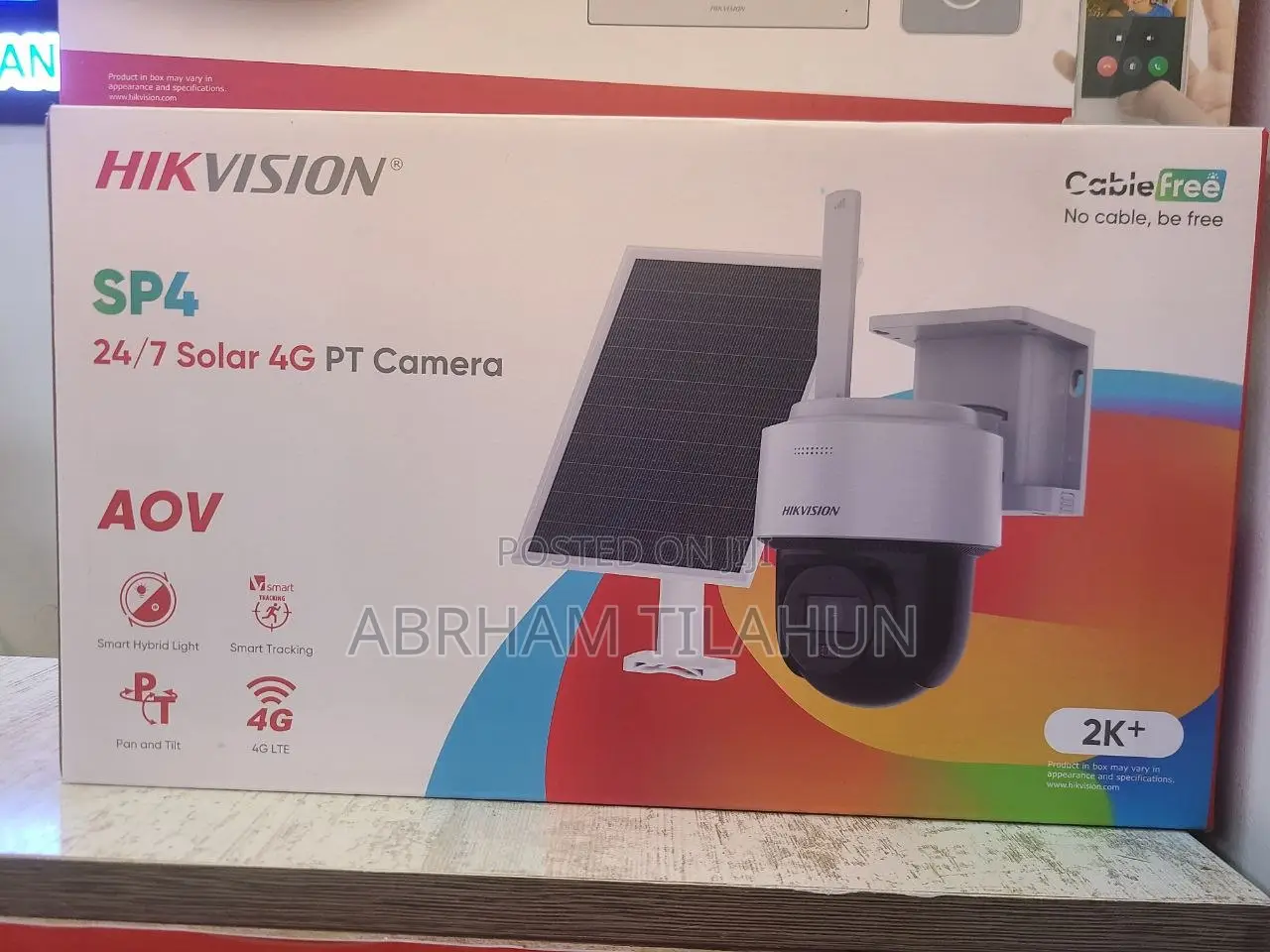 Hikvision SP4 24/7 Solar 4G PT Camera