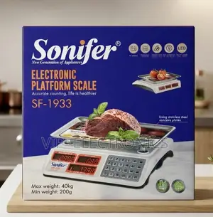 Sonifer Electronic Platform Scale LED Digital