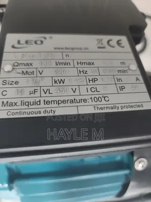 Leo Cerculation Water Pump