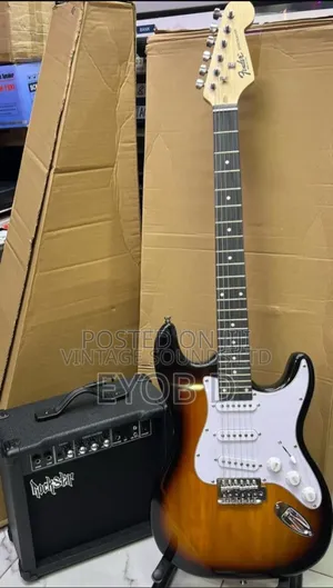 Fender Electric Lead Guitar + Electric Bass Mini Combo