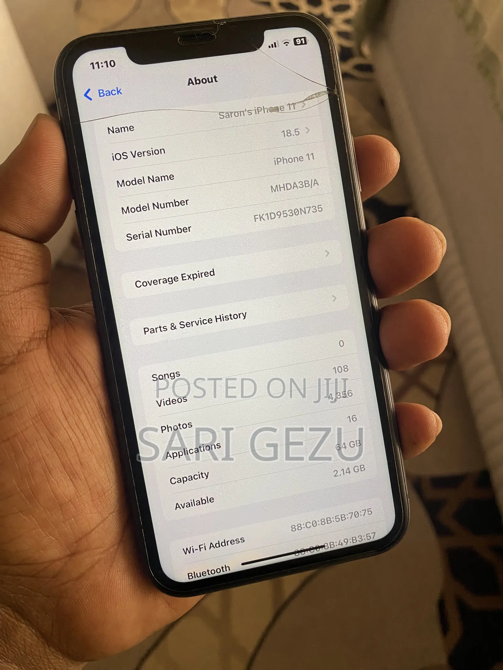 Apple iPhone 11 64 GB Black