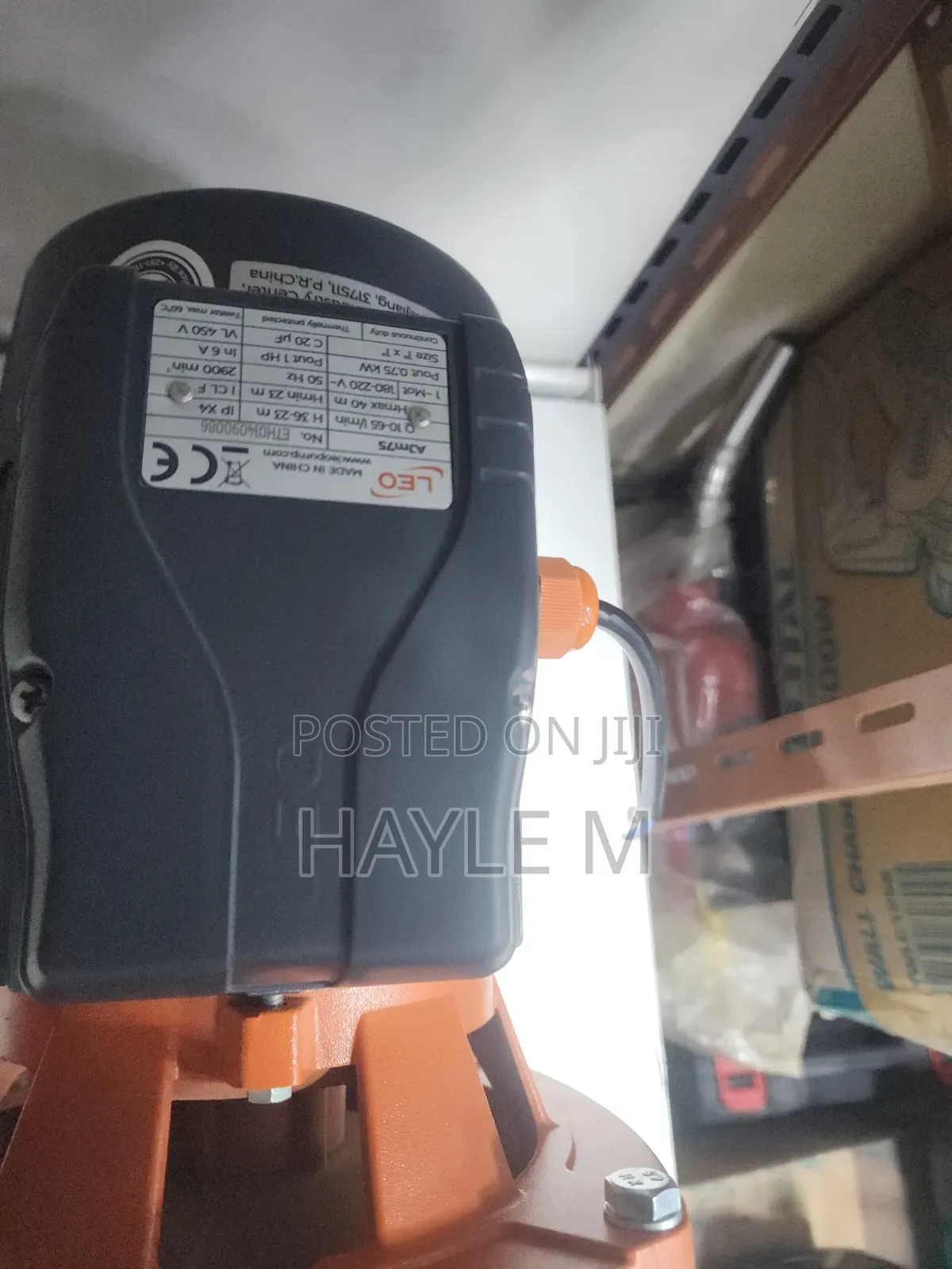 Leo Jet Water Pump 1hp (Ajm75)