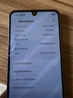 Samsung Galaxy A16 5G 128 GB Black