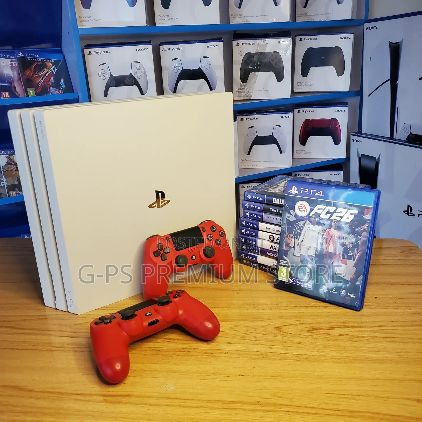 PlayStation 4 Pro – Dubai Used + 5 Games