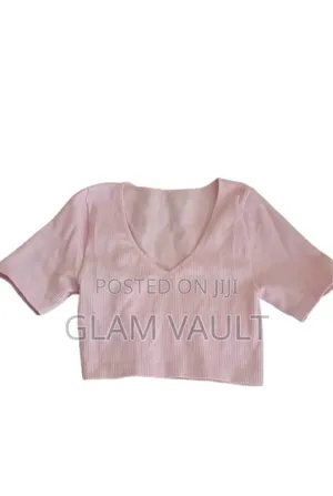 Pink Crop Top