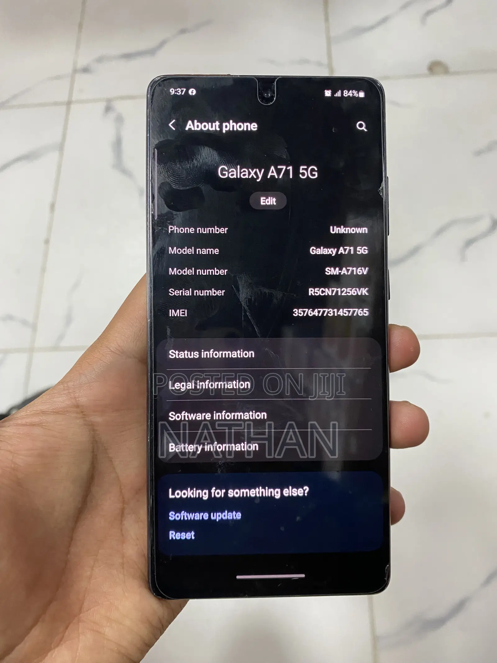 Samsung Galaxy A71 5G 128 GB Black