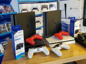 PS4 Slim Jailbreak Dubai Used – 2 Original Joysticks
