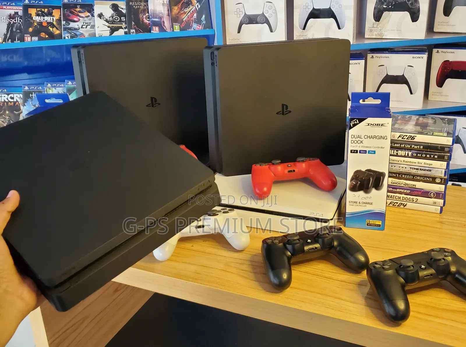 PS4 Slim Dubai Used – 2 Original Joysticks
‎