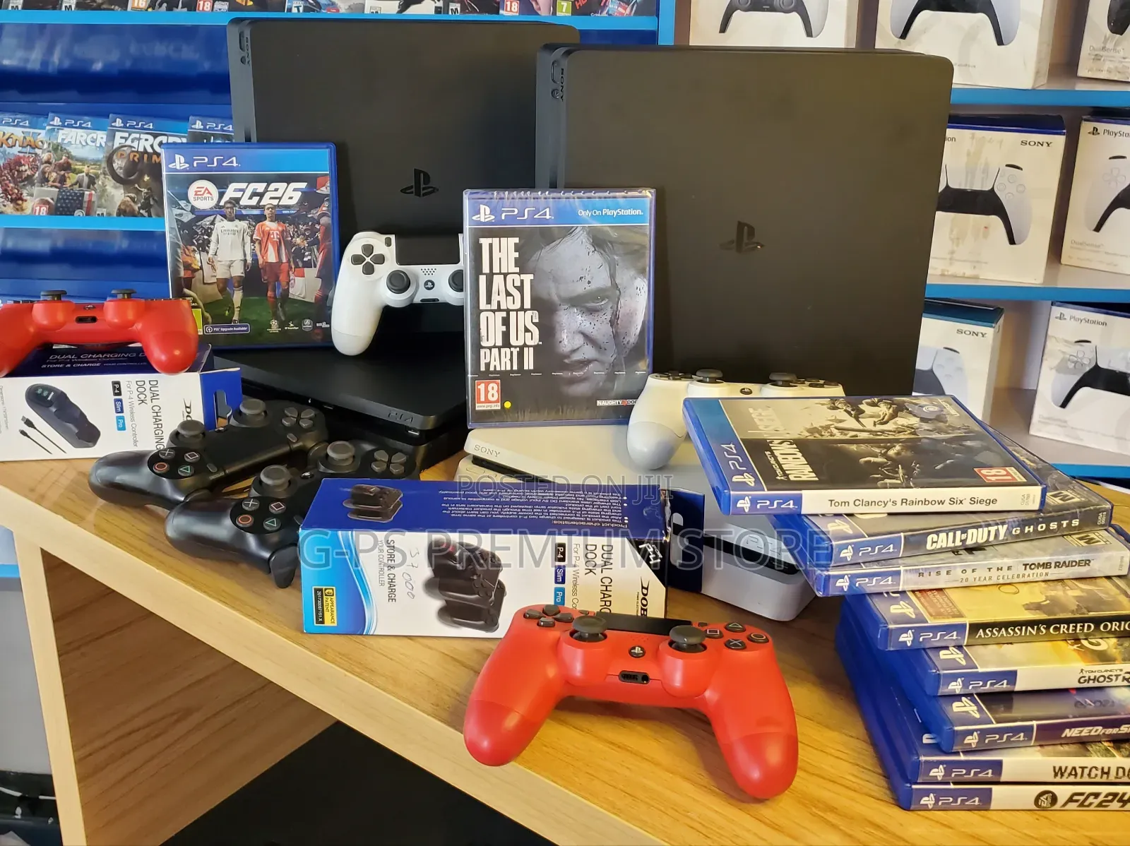 PS4 Slim Dubai Used – Clean Fully Tested ‎