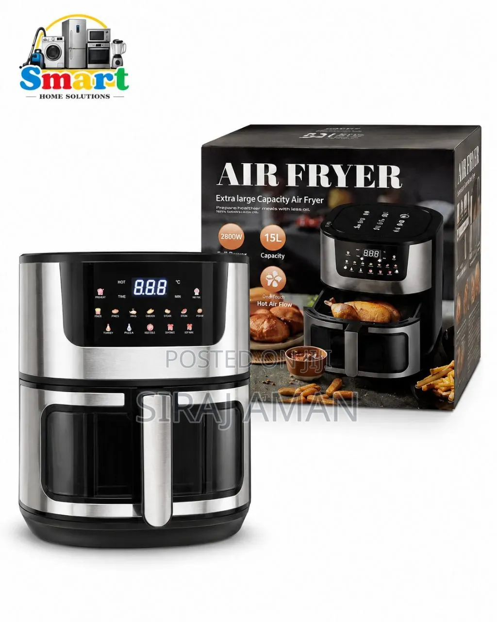 Air Fryer 
ያለ ዘይት ማብሰያ
