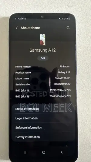 Samsung Galaxy A12 128 GB Black