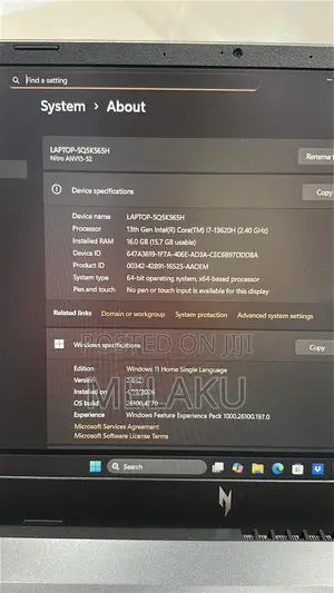 New Laptop Acer Nitro V 15 16GB Intel Core i7 SSD 512GB