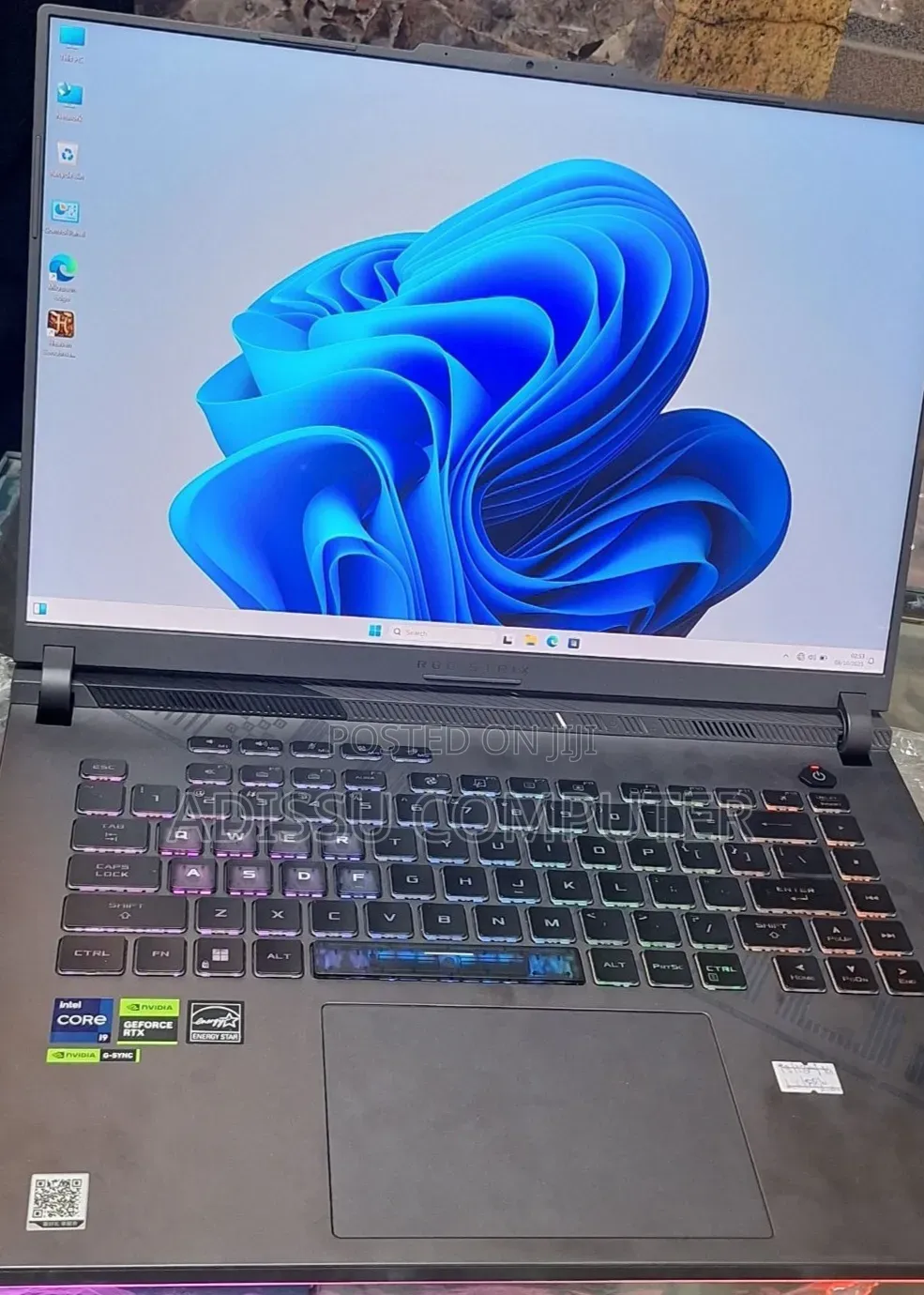 New Laptop Asus ROG Strix G15 16GB Intel Core i9 SSD 1T