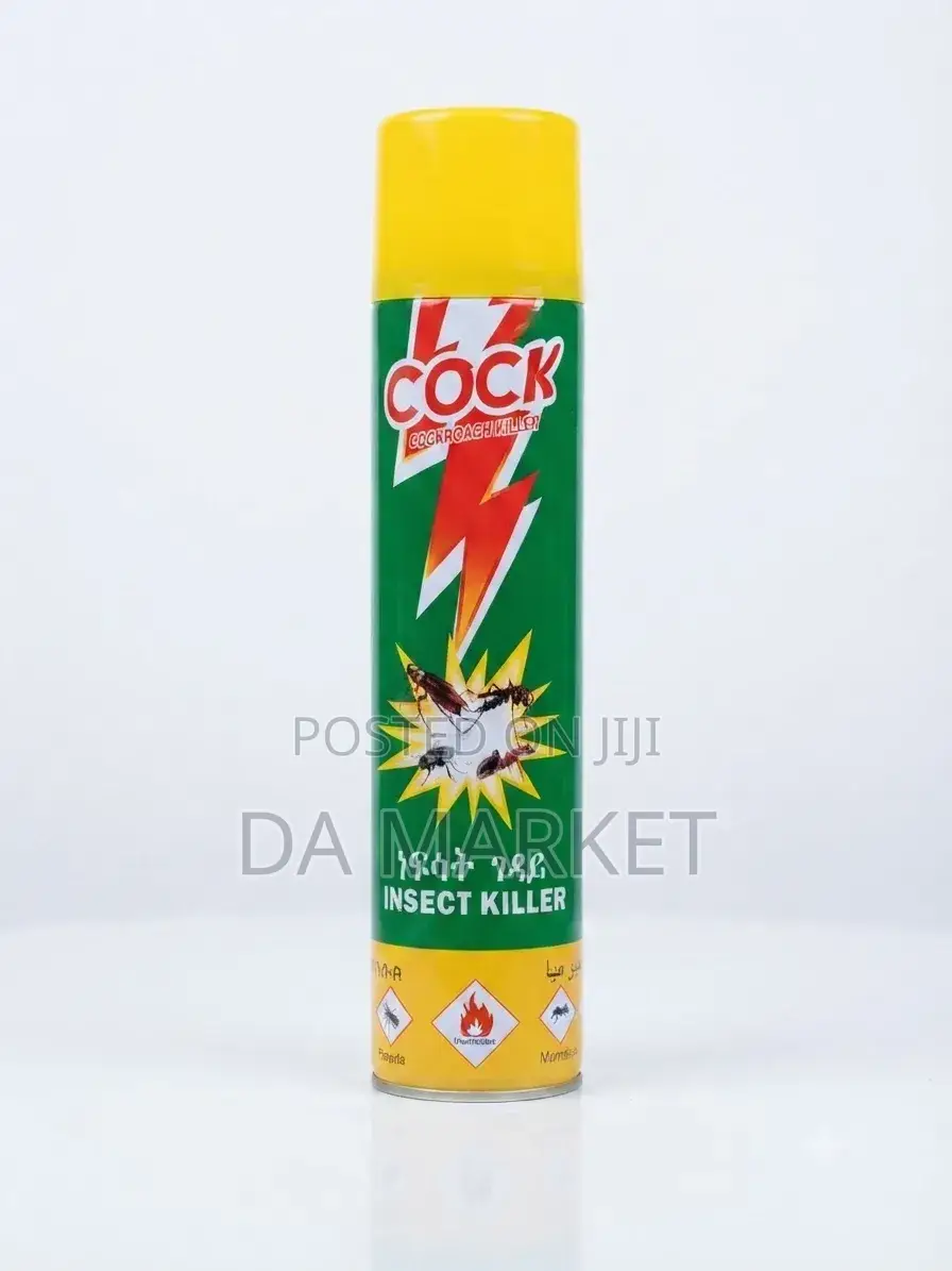 Cock Brand Cockroach and Insect Killer(በረሮ እና የነፍሳት ገዳይ)