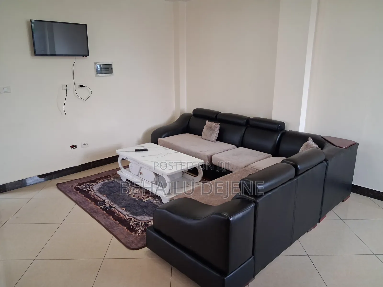 Furnished Studio Apartment in ሉሲ ሰብሪና ገስት ሀውስ, Bole for rent