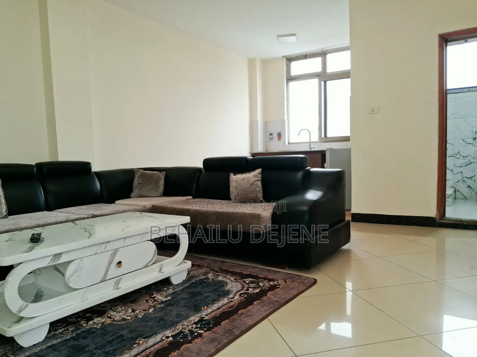 Furnished Studio Apartment in ሉሲ ሰብሪና ገስት ሀውስ, Bole for rent