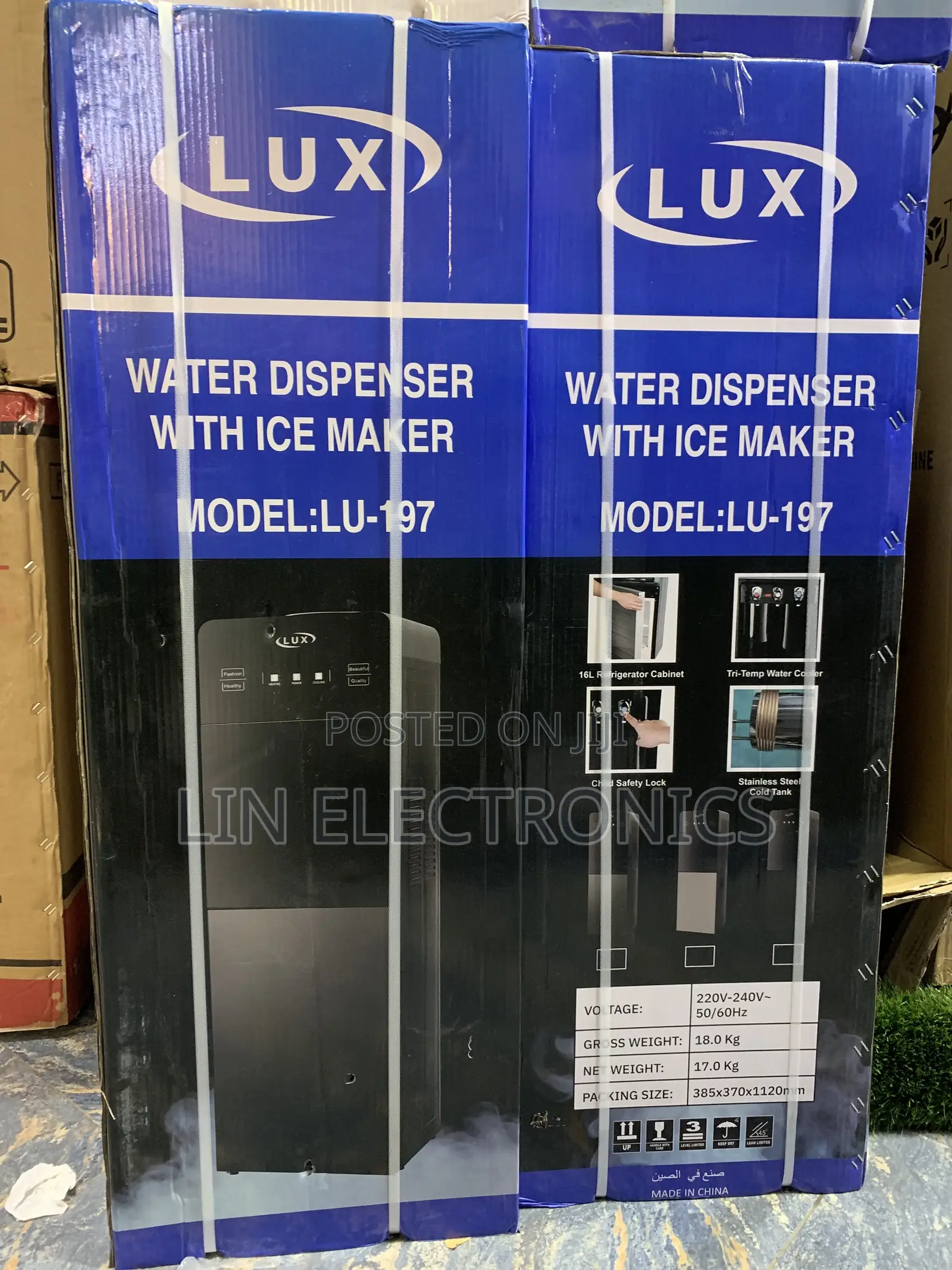 LUX Water Dispenser With Ice Maker