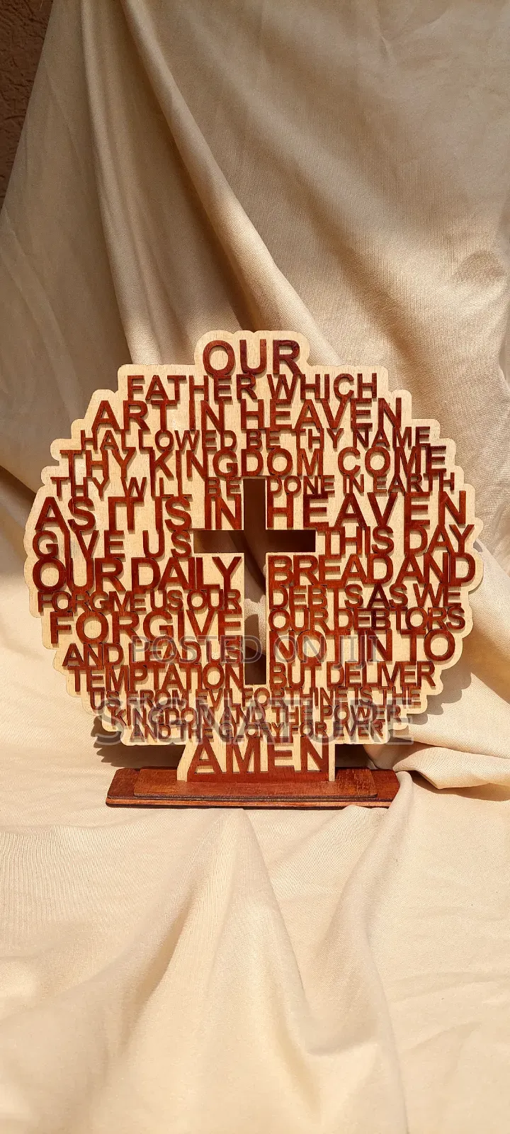 Our Father Prayer Sign Gift