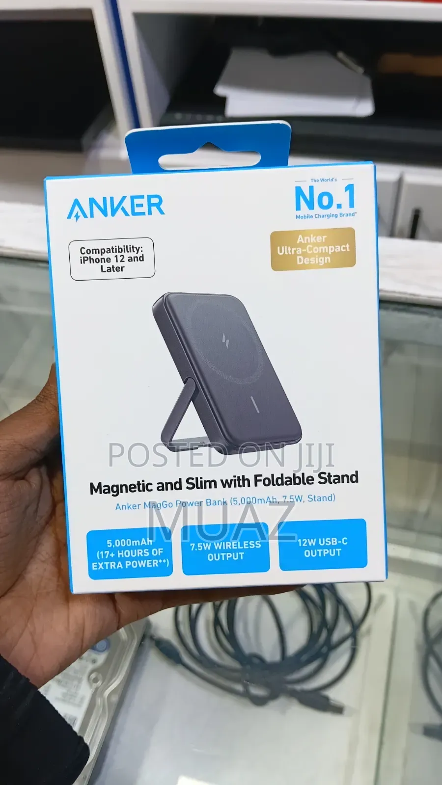 Anker Power Bank 5,000mAh, 7.5W,