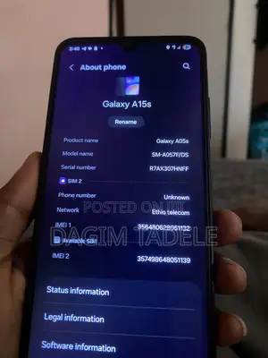 Samsung Galaxy A05s 128 GB Black
