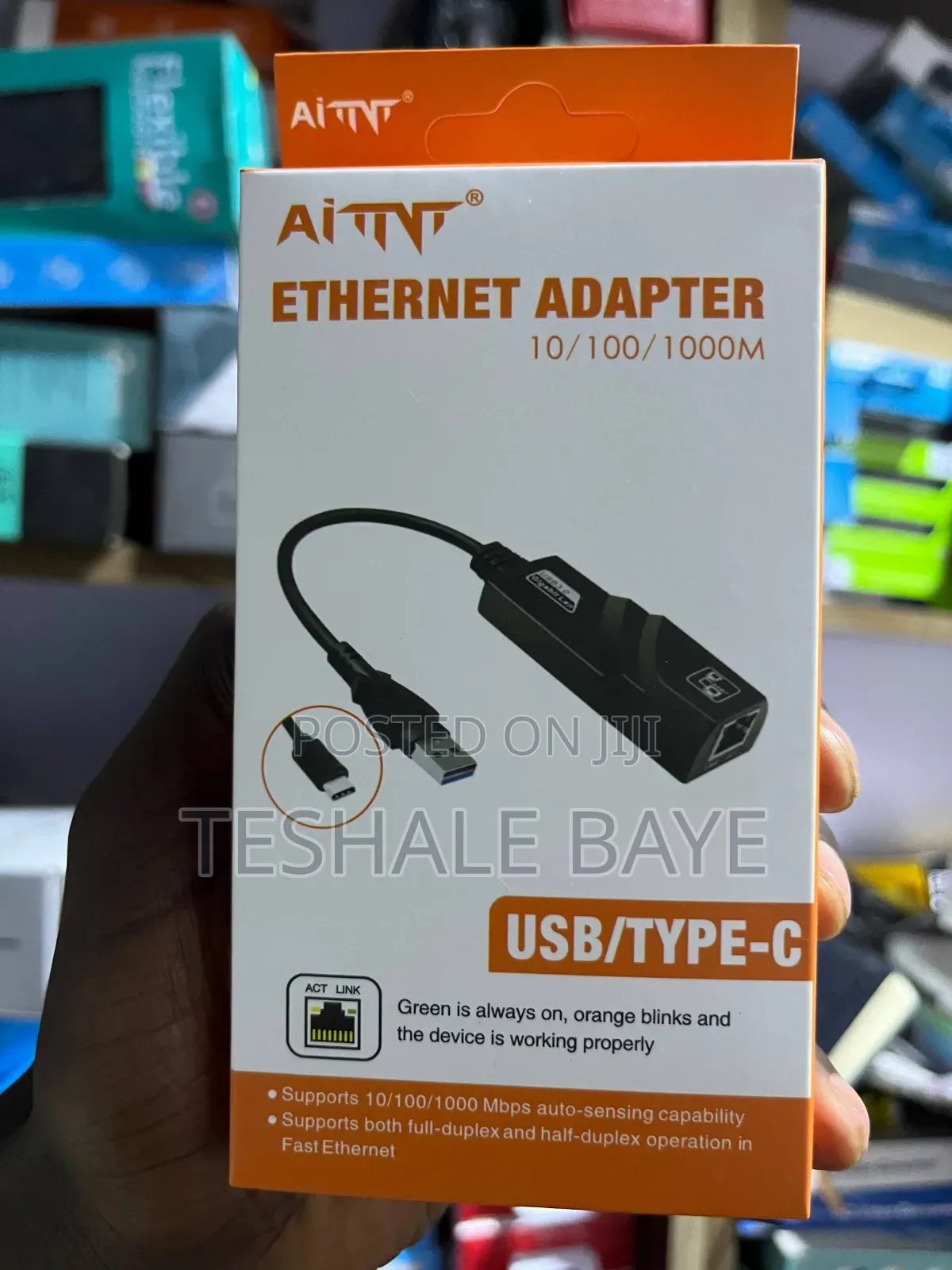USB Type C Ethernet Cable ( Adapter)